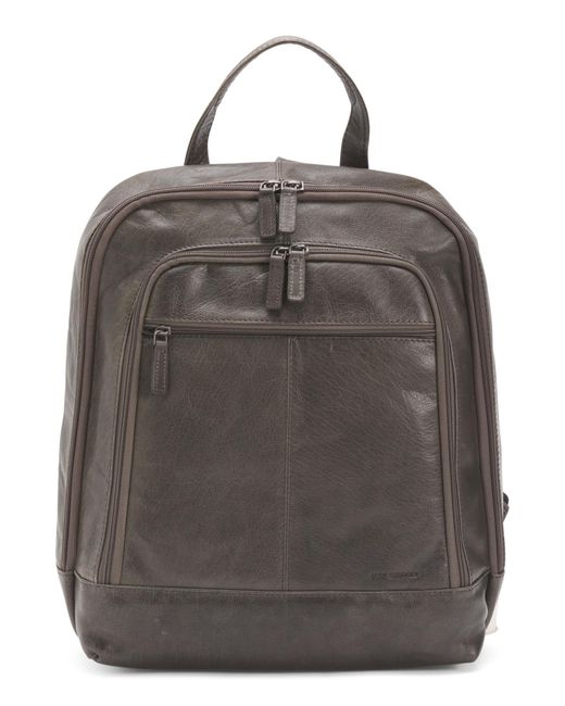Tj Maxx Gray Leather Voyager Buffalo Professional Backpack For for men