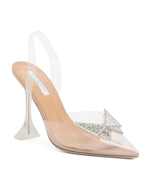 Tj Maxx White Laos Heeled Mules For Leather