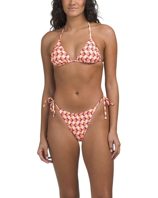 Tj Maxx Multicolor 2Pc Triangle Bikini Set For Nylon/Spandex/Polyester