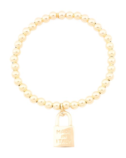 Tj Maxx Metallic Sterling Bead Stretch Charm Bracelet For