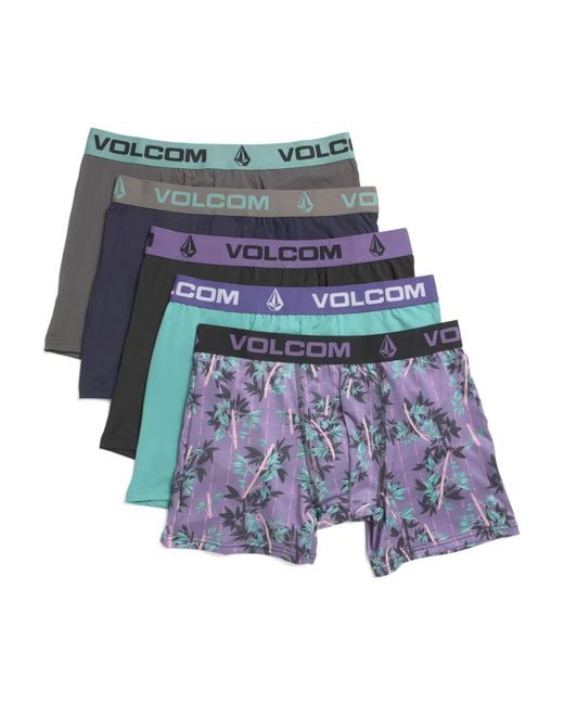 Tj Maxx Blue 5Pk Boxer Briefs For Spandex/Polyester for men
