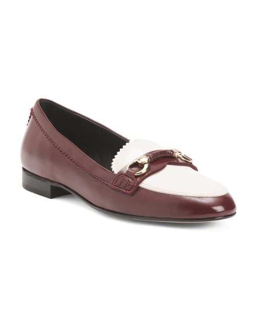 Tj Maxx Brown Leather Loafers For Leather//Suede