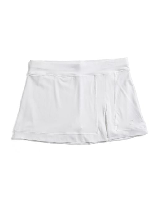 Tj Maxx White Slit Hem Skort, Nylon