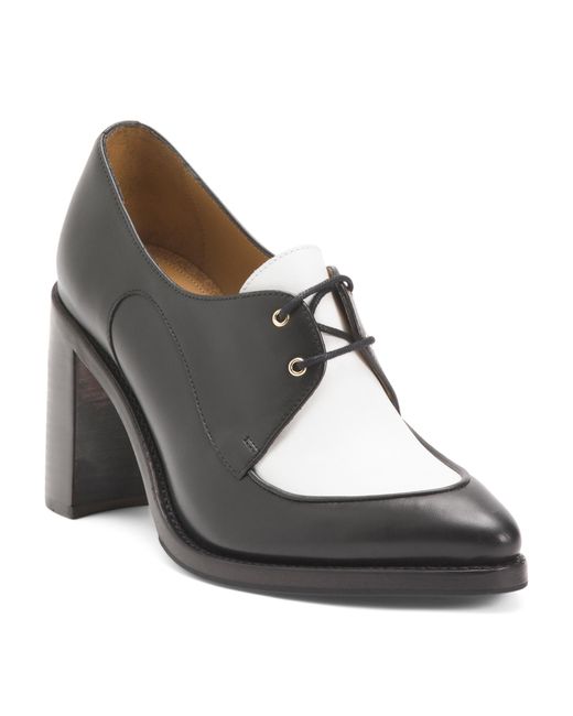 Tj Maxx Gray Leather Miss Cleo High Heels For