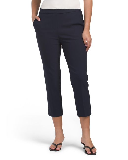 Tj Maxx Blue 4 Way Stretch Woven Skinny Pull On Pants For Nylon/Spandex/Polyester