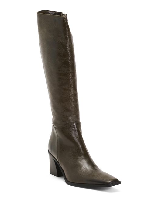 Tj Maxx Brown Leather High Shaft Boots For