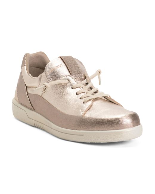 Tj Maxx Natural Leather Comfort Sneakers For