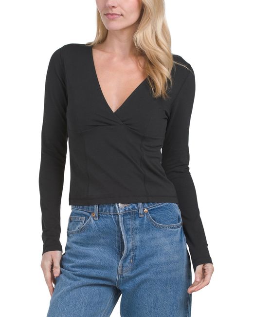 Tj Maxx Black Pima Cotton Blend Sierra Top For