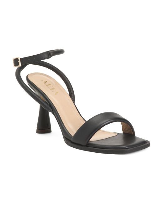 Tj Maxx Metallic Leather Cooper Heeled Sandals For