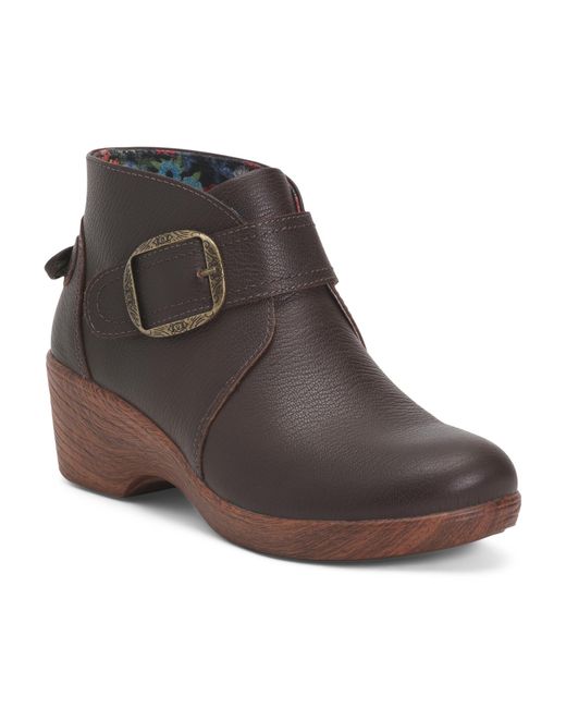 Tj Maxx Brown Leather Symone Comfort Booties For