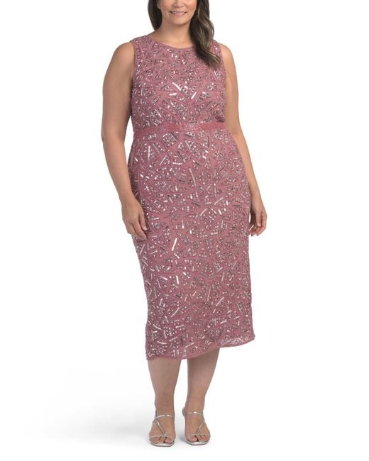 tj maxx formal dresses plus size Amirah Embellished Empire Waist Mini Dress