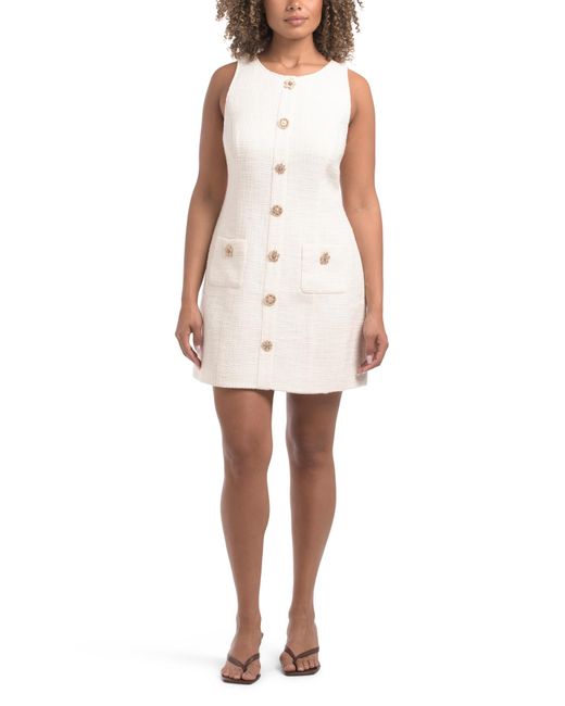 white dress tjmaxx Women's Midi Dresses | Long-Sleeve, Bodycon & More TJ Maxx Women's White Tone