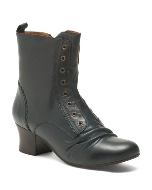 Tj Maxx Black Leather Fenella Booties For