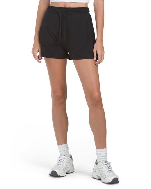 Tj Maxx Black Organic Cotton Blend Weekend Lounge Shorts For Cotton/Viscose