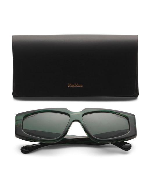 Tj Maxx Black 58Mm Rectangle Sunglasses For