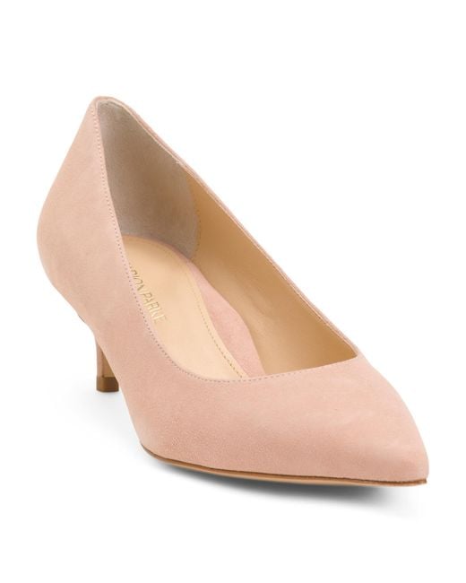 Tj Maxx Natural Suede Classic 45 Pumps For Leather/Suede