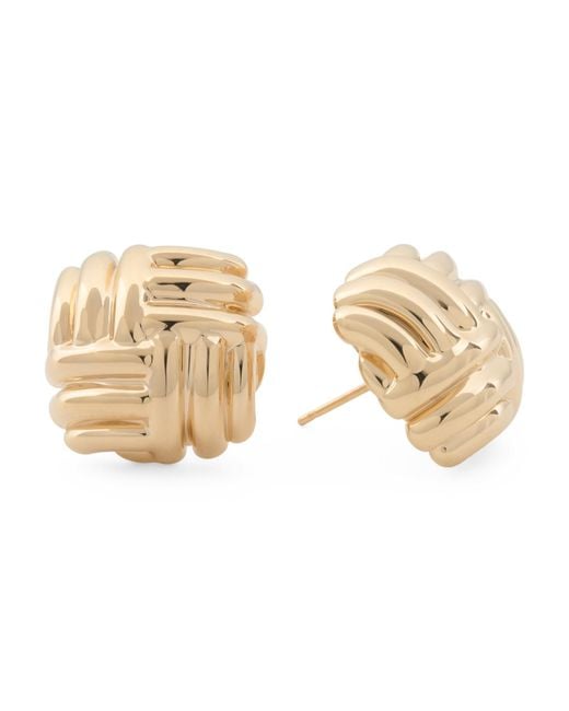 Tj Maxx Natural 14Kt Knot Earrings For