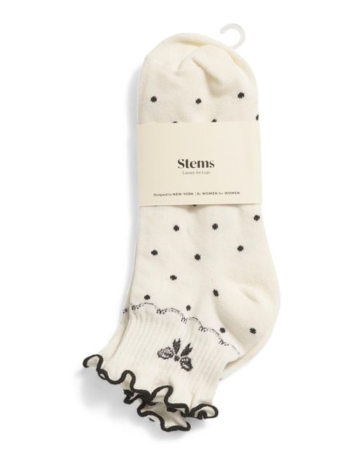 Tj Maxx White Bow Ruffle Socks For Cotton