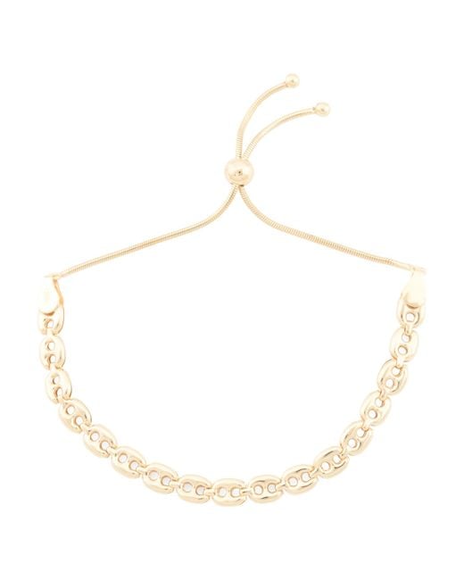 Tj Maxx Natural Plated Marina Chain Bolo Bracelet For
