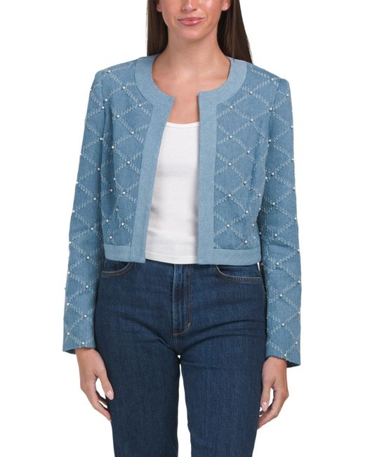 Tj Maxx Blue Charm Jacket, Cotton/Polyester
