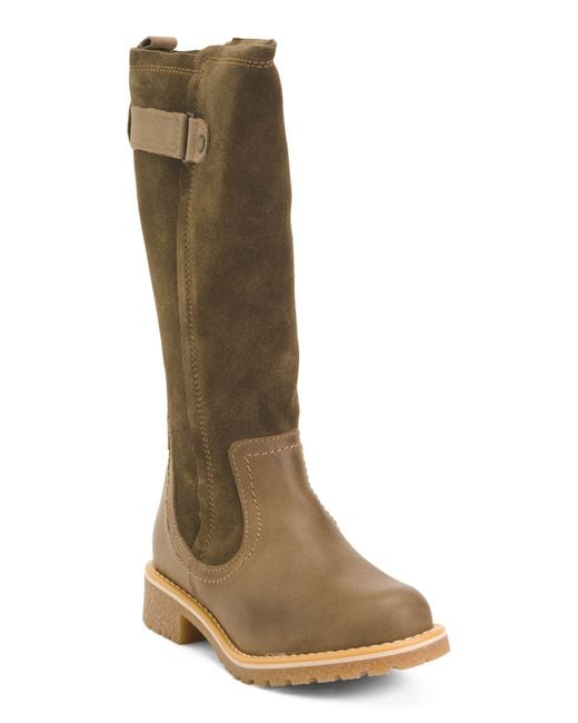Tj Maxx Brown Suede Marcella Waterproof Boots For Leather/Wool/Suede