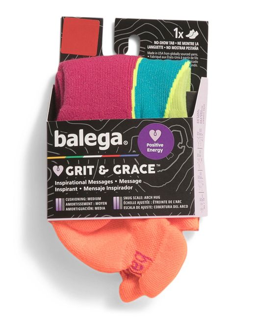 Tj Maxx Multicolor Grit And Grace Start Today No Show Socks For Nylon/Polyester