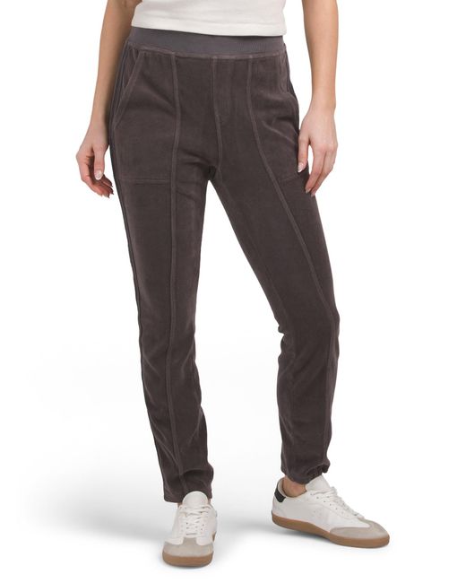 Tj Maxx Gray Rugby Stripe Gyles Leggings For Spandex/Cotton/Polyester