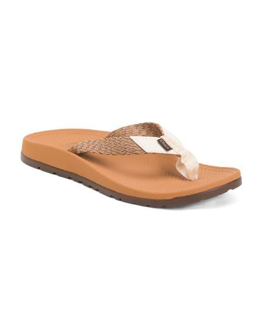 Tj Maxx White Lowdown Flip Flops With Extended Sizes For