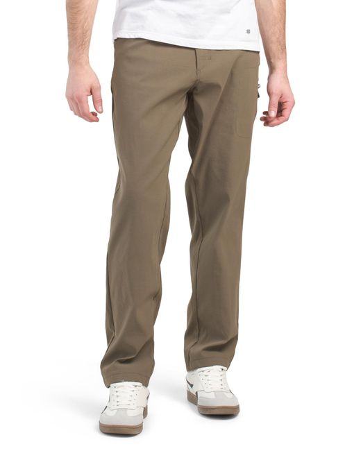 Tj Maxx Gray Stretch Constructed Six Pocket Cargo Pants For Nylon/Spandex for men