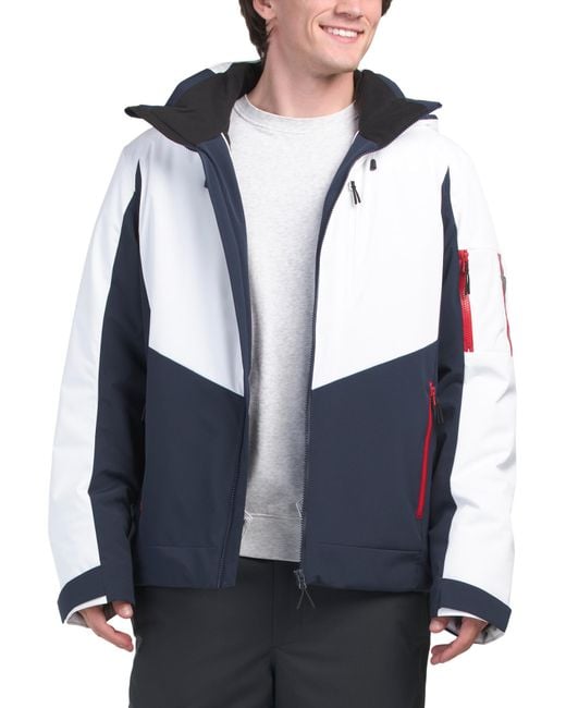 Tj Maxx Blue Marcus Ski Jacket For Polyester for men