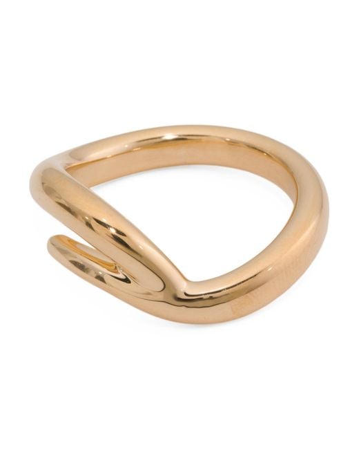Tj Maxx White 14Kt Crossover Ring For