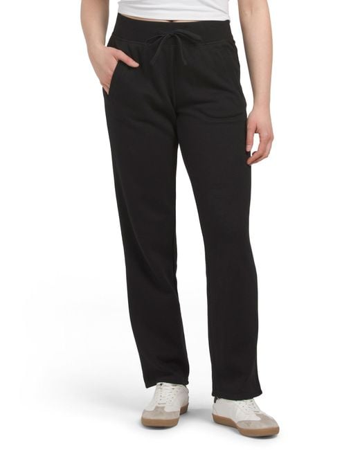 Tj Maxx Black Straight Leg Pants, Spandex/Cotton/Polyester