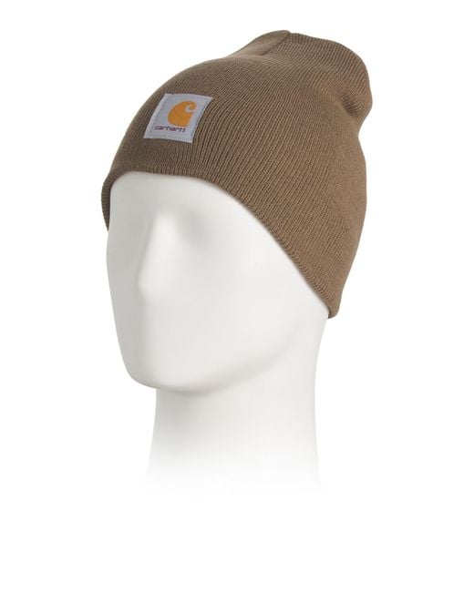 Tj Maxx White Knit Logo Patch Beanie For Acrylic for men