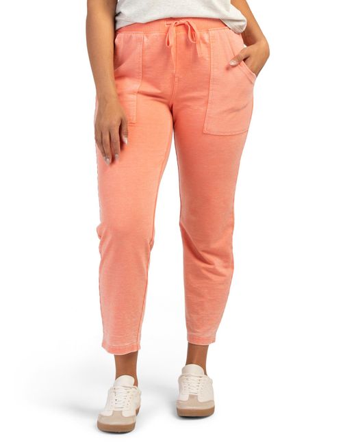 Tj Maxx Orange Rekka Burnout Pants For Cotton/Polyester