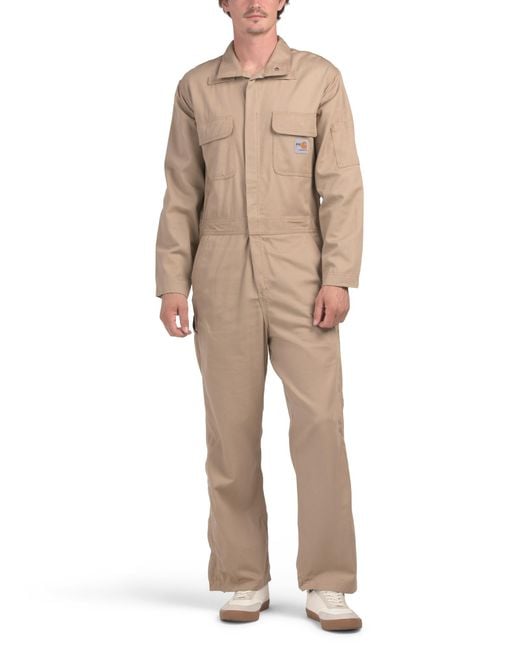 Tj Maxx Natural Short Deluxe Coverall For Nylon/Cotton for men