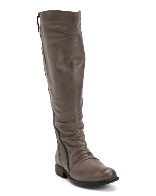 Tj Maxx Brown Leather Lore High Shaft Boots For