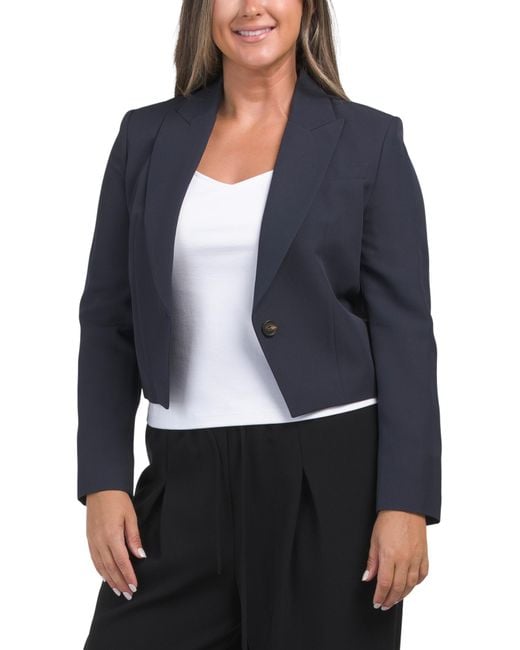 Tj Maxx Gray Virgin Wool Blend Jacket, Polyester/Wool/Viscose