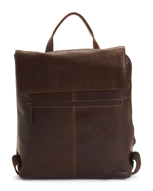 Tj Maxx Brown Leather Voyager Buffalo Maya Laptop Backpack For for men