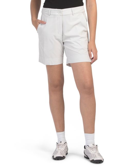 Tj Maxx White Beyond Shorts, Polyester