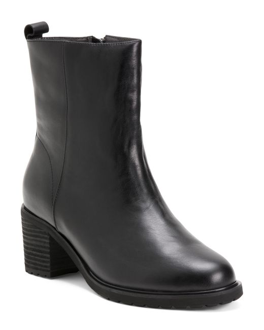 Tj Maxx Black Leather Nadi Mid Boots For