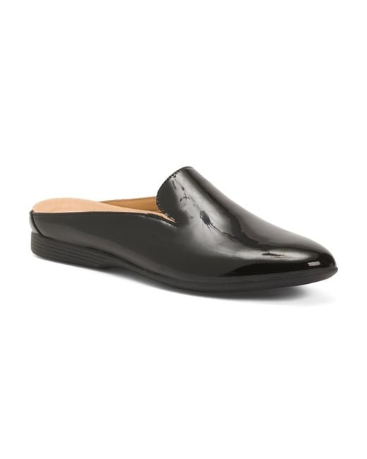 Tj Maxx Brown Patent Leather Lexie Comfort Mules For