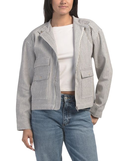 Tj Maxx Gray Maven Jacket For Cotton/Polyester