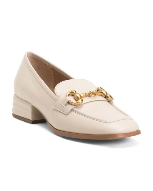 Tj Maxx Natural Leather Jenny Loafers For