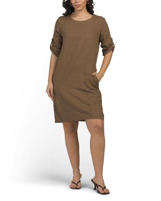 t.j. maxx italian linen dresses Linen Dresses