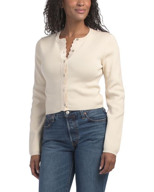 Tj Maxx Blue Roxie Cardigan For Polyester/Viscose