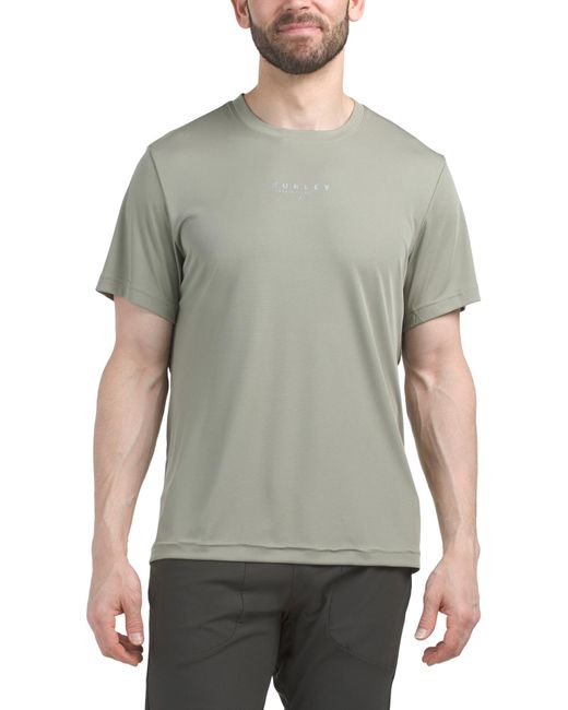 Tj Maxx Gray Exist Drop Check Gusset T-Shirt For Polyester for men
