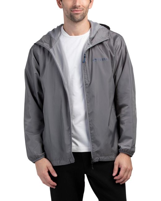 Tj Maxx Gray Starboard Lightweight Jacket For Polyester for men