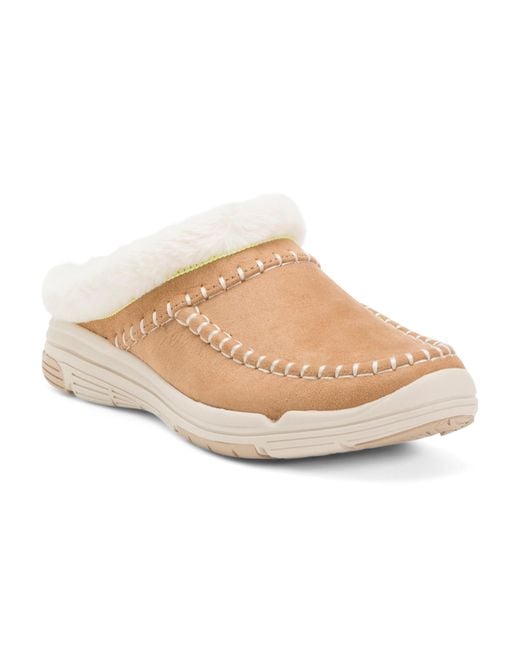 Tj Maxx Natural Suede Arrow Mules For