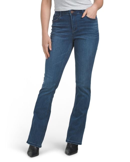 Tj Maxx Blue Ab Solution High Rise Itty Bitty Bootcut Jeans For Spandex/Cotton/Polyester