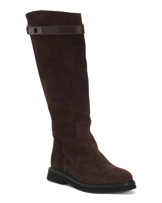 Tj Maxx Brown Suede High Shaft Boots For